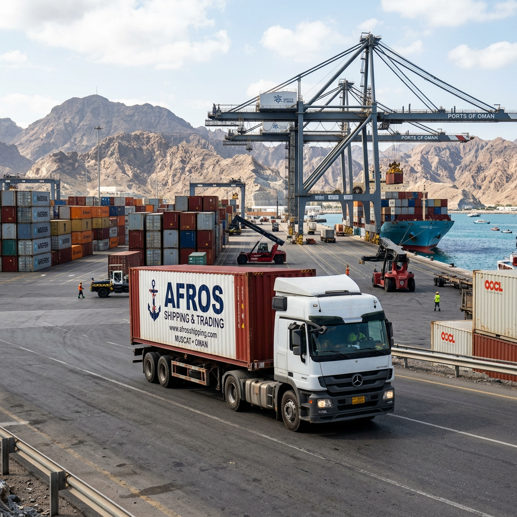 Fleet of white trucks lined up ready for land freight dispatch
